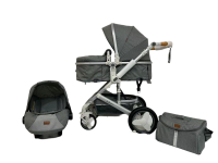 3 in1 Baby Stroller Carriage With Car Seat Travelling Bag