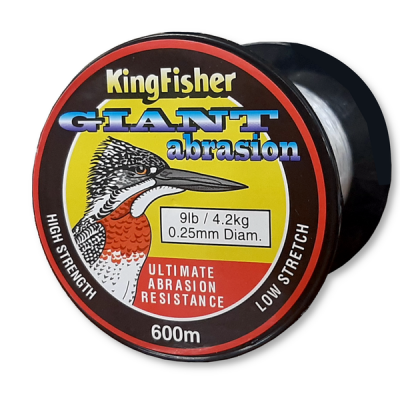 Photo of Kingfisher Giant Abrasion Nylon .25MM 4.2KG/9LB Colour Clear 600m Spool