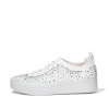 FitFlop Rally Ombre Crystal Knit Sneakers Urban White Photo