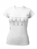 PepperSt Ladies White T-Shirt - F.U.C.K.Y.O.U Periodic Table Photo