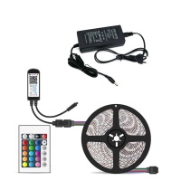 Smart Led 5m 5050RGB Led Strip Light with Remote and APP Control
