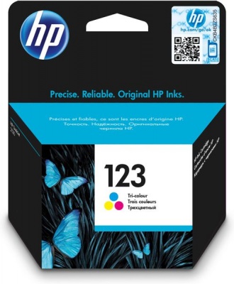 HP 123 Tri color Original Blister Ink Cartridge