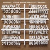 Wooden Frame Black Letter Board Photo