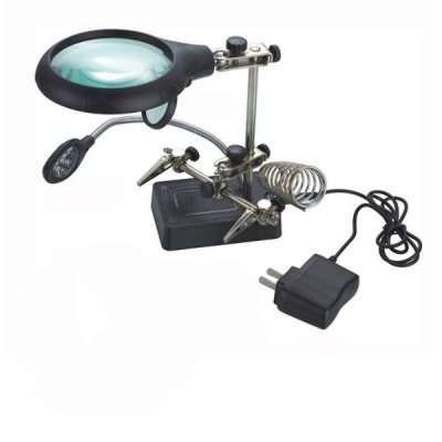 5 LED Light Auxiliary Clip Magnifier MG16129 C