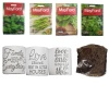 Herb Growing Kit - Basil Chives Coriander & Parsley Seeds With Soil Photo
