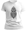 PepperSt White T-Shirt – Norse Odin Knot Photo