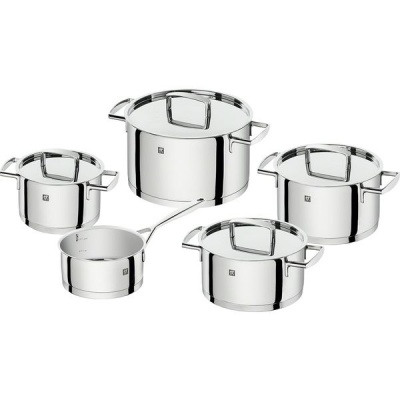 Photo of ZWILLING - Passion - 9 Piece 18/10 Polished Stainless Steel Cookware Set