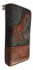 Vivace - Women Wallet Double Zipper Giraffe High-end Product- Light Black Photo