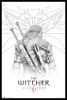 The Witcher - Geralt Sketch Poster with Black Frame Photo