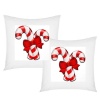 PepperSt - Scatter Cushion Cover Set - Candy Cane Photo