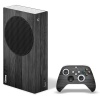 SkinNit Decal Skin For Xbox Series S: Black Wood Photo