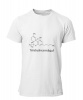 PepperSt Mens White T-Shirt - Tetrahydrocannabinol Chemical Formula Photo