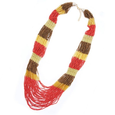 Photo of Sista Multi Layer Seed Bead Necklace