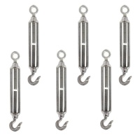 Home DIY Tools Turnbuckle And Eye Set of 6 Value Pack