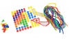 Pegboard Set with Pegs and Laces Photo