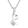 Unexpected Box Heart Crystal Necklace Photo