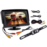 Reverse Cam Car Rearview Reverse Backup Camera and 43 Screen Monitor