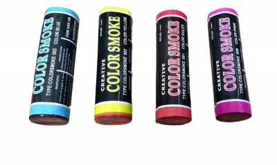 Creative Color Smoke Bomb Grenade Pack Of 4