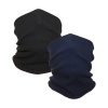 Neck Warmer Face Neck Gaiter - Pack of 2 - Black & Navy Photo