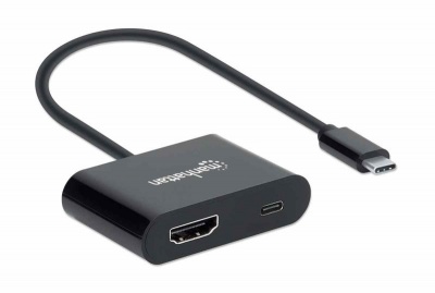 Photo of Manhattan USB Type C to HDMI Converter with Power Delivery Port-4k @60Hz