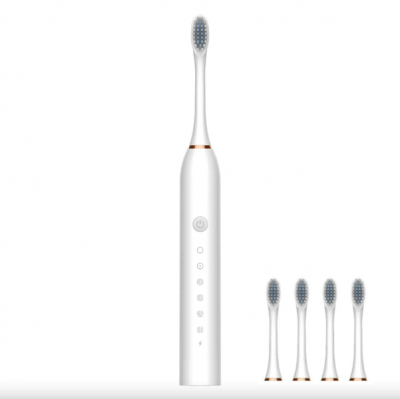 Veeway V90 Sonic Electric Toothbrush 90 Days Long Battery Life 4 heads