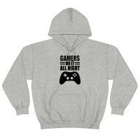 Gamers Do It All Night Gaming Gift Hoodie