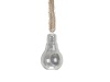 Baytiques - Light Bulb Hanging Vase&Rope H:15Cm D:7. Photo