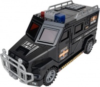 Smart Piggy Bank Toy Cash Truck Swat Police Car Save Money With Music Light