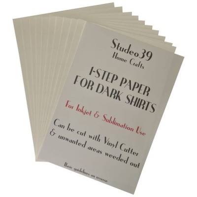 Photo of Studeo39 - Iron-On Dark T-Shirt Transfer Paper - 10 Pack