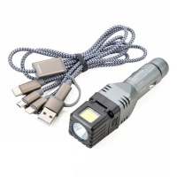 Troika Rechargeable Torch Car Charger Emergency Tool Eco Car Knicklicht