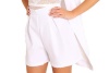 I Saw it First - Ladies White High Waisted Inverted Pleat Shorts Photo