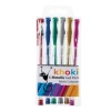 Khoki - Novelty Metallic Gel Pens -Assorted Colours Photo
