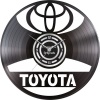 Pappa Joe - Custom Vinyl Wall Clock - Toyota with Badge Photo