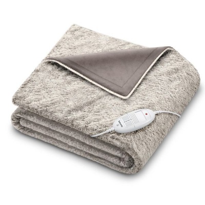 Photo of Beurer Cozy Heated Over Blanket - HD 75 Nordic New - Light Grey