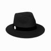 Evoke Reef Pana-Mate UPF50 Golf Hat - Black Photo