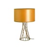 ACDC Table Lighting – Scandinavian Range – Gold Drum Shape Photo