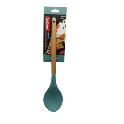 Silicone Ladle With Wooden Handle
