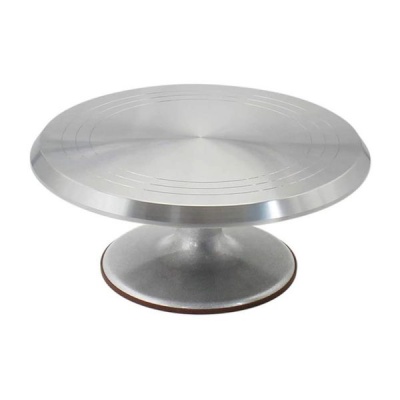 Photo of Upstairs Homeware Stainless Steel Rotating Decorating Cake Stand