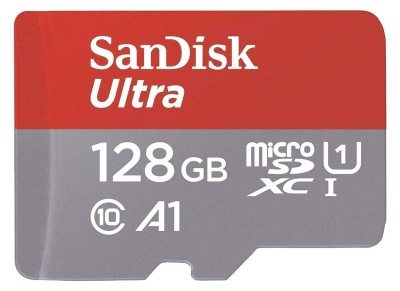 SanDisk 128GB Ultra Micro SDXC UHS I Memory Card