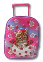 12Trolley School backpack For Kids Kitty