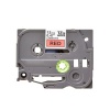 Brother Compatible TZE 431 Labelling Tape Cassette - 12mm Black on Red 8m Photo