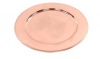 Rosegold Metal Underplate with Dots 33cm Pack of 6 Pieces Photo