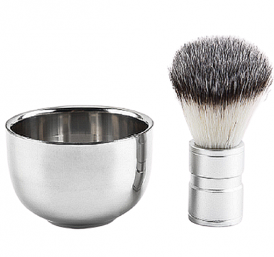 Photo of Vintage Style Stainless Steel Shaving Set