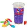 SweeTub Sour Worms Assorted - Soft Gums - Collectors Toy Inside - Pack of 6 Photo