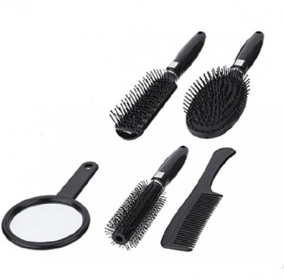 Photo of 5 Piece Hairbrush Set on Stand