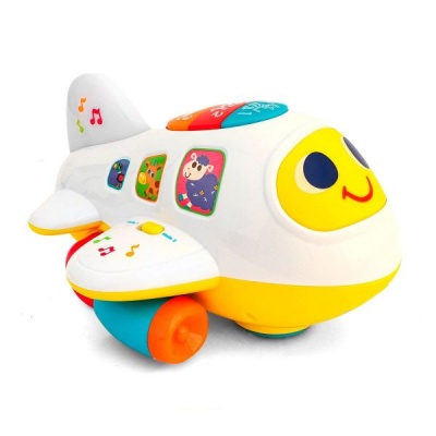 Mini Mike Baby Airplane Toy with Light and Music Toys for Toddler Aeroplane