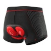 ARSUXEO Men's Bike Cycling Underwear Shorts 3D QA Gel Padded Photo