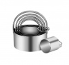 5 Piece Round Cookies Cutter Fondant Cutters with Handle Photo