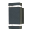 Zebbies Lighting - Cuba - Charcoal LM6 Up/Down Outdoor Wall Light Photo