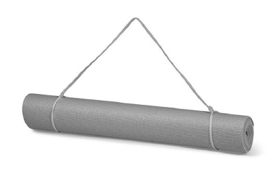 Photo of Yoga Mat with Carry Strap - Grey